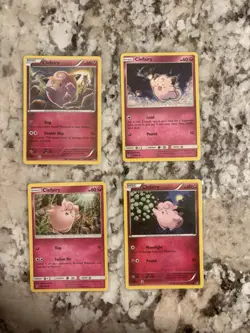 Pokemon TCG Clefairy Lot Of 4 Near Mint Condition English Cards - Image 1