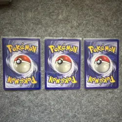 Pokemon TCG Fossil 3-Card Lot Geodude 1st Edition 47/62 Graveler 37/62 Golem 36 - Image 2