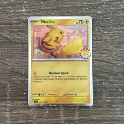 Pokemon Day Pikachu Promo 051/162 Cosmos Holo Lot Of 2 Near Mint Pokemon Cards - Image 2