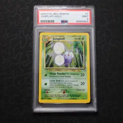 2000 Pokemon TCG Jumpluff Neo Genesis Holo Card 7/111 PSA 9 - Image 1