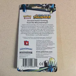 Pokemon Sun & Moon Lost Thunder Blister Pack Promo Card & Coin Salandit - Image 2