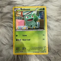 Pokemon Bulbasaur Build-A-Bear Workshop Promo 001/108 60 HP Regular Card - Image 1