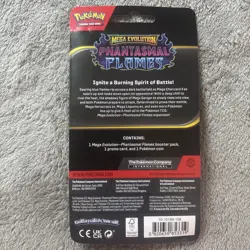 Pokemon TCG: Mega Evolution Phantasmal Flames Blister Pack Whimsicott Promo Card - Image 2