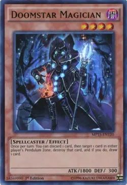 Doomstar Magician - MP15-EN120 - Ultra Rare - 1st Edition Near Mint Yugioh Card - Image 1