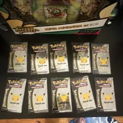 Pokemon TCG Celebrations Booster Pack Lot 10 Packs (4 Cards Each) English - Image 2