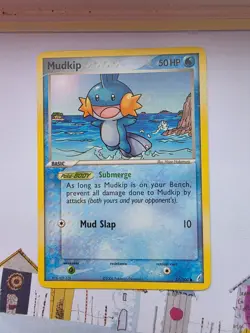 Mudkip 57/100 Pokemon TCG Card EX Crystal Guardians Non-Holo LP - Image 1