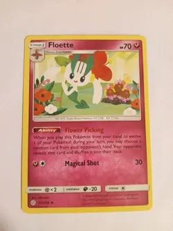 Floette 151/236 Cosmic Eclipse - Uncommon Card NM - Fairy Pokemon - Cameo - Image 1