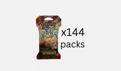Pokemon Surging Sparks (SV08) Sleeved Factory Sealed Case (144 PACKS) - Image 1