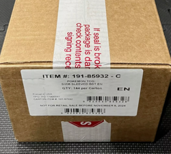 Pokemon Surging Sparks (SV08) Sleeved Factory Sealed Case (144 PACKS) - Image 2