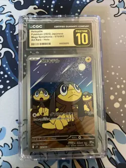 CGC 10 Pristine Helioptile 070/063 AR Art Rare Mega Symphonia m1S Pokemon Card - Image 1