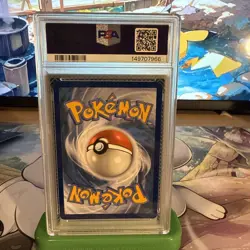 Pokemon TCG Groudon Paradox Rift Holo Illustration Rare Card 199/182 PSA 9 - Image 2