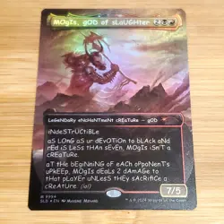 Mogis, God of Slaughter, Foil, Secret Lair, Magic MTG NM See Pics 001 - Image 1