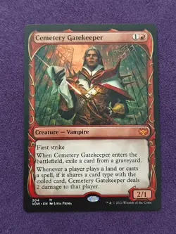 Cemetery Gatekeeper (Showcase) [VOW - 304]Innistrad: Crimson Vow MTG - Image 1