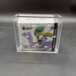 Magic The Gathering Final Fantasy Collector Boosters Box SEALED W/ ACRYLIC - Image 1