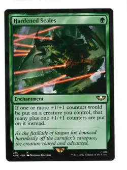 MTG Hardened Scales Universes Beyond: Warhammer 40000 Magic Gathering TCG - Image 1