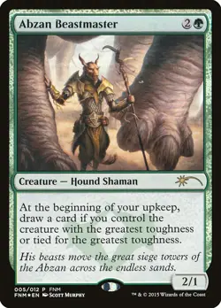 Abzan Beastmaster [Friday Night Magic 2015] Moderately Played Foil - Image 1