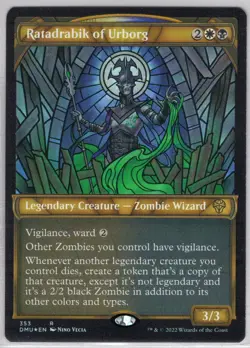 1x Ratadrabik of Urborg *Textured Foil* - Dominaria United - Near Mint - Image 1