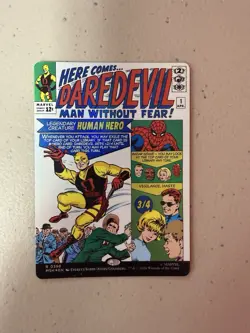 Daredevil, Man Without Fear (0398) - Foil - Borderless #2 Marvel Super Heroes - Image 1