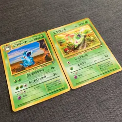 Nidorina evolution set #030 Pokemon TCG Old back Japanese cards (1996) JP2939 - Image 4