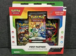Pokemon TCG First Partner Illustration Collection Series 1 Box English - Image 1