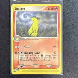 Pokemon TCG Quilava 51/100 EX Sandstorm Uncommon Regular English Stage 1 80HP - Image 1