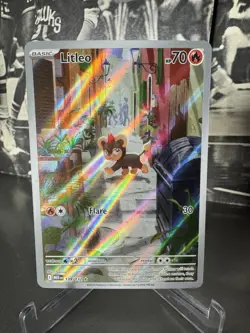 Litleo 139/132 Me01: Mega Evolution Illustration Rare Full Art Pokemon TCG Card - Image 1