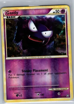 Gastly 63/102 Reverse Holo Triumphant - Pokemon Card - NM - Image 1