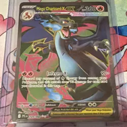Pokemon TCG Mega Charizard X Ex 109/094 Ultra Rare Holo EN 360HP - Image 2