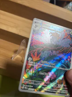 Pokemon Gloom 198/197 SV03 Obsidian Flames IR Full Art Holo Near Mint - Image 2