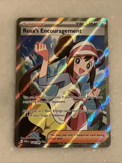 Rosa's Encouragement - Holo - Perfect Order - 114/88 NM Pokemon - Image 1