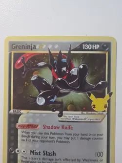 2021 Pokemon Celebrations 25th Anniversary ETB Gold Star Promo Greninja SWSH144 - Image 5