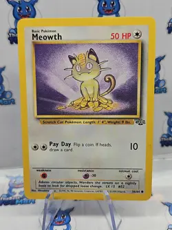 Meowth - 56/64 - Pokemon Jungle LP - Image 1