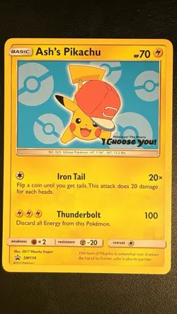 2017 Pokemon TCG Ash's Pikachu Promo Bundle x3 SM111, SM109, SM114 NM - Image 3