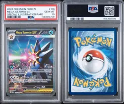 2026 Pokemon Perfect Order PSA 10 Mega Starmie ex Special Illustration Rare 118 - Image 3