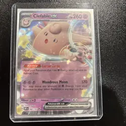 Pokemon Clefable ex Double Rare Holo 082/197 Obsidian Flames MP Shirai - Image 1