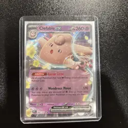 Pokemon Clefable ex Double Rare Holo 082/197 Obsidian Flames MP Shirai - Image 3