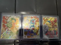 Pokemon TCG first partner series 2 Full Art Holo Chikorita/Totodile/ cyndaquil - Image 1