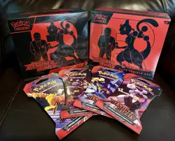 Destined Rivals Pokemon Center ETB Plus Standard ETB And Sleeved Booster Art Set - Image 1