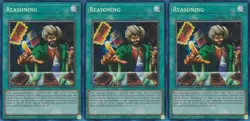 3x Reasoning | RA01-EN052 | PCR | 1st Ed | NM | YuGiOh - Image 1