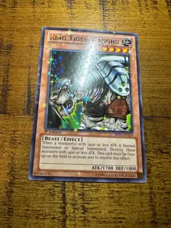 King Tiger Wanghu BP01-EN129 1st Edition Starfoil Rare PL + BONUS - Image 1