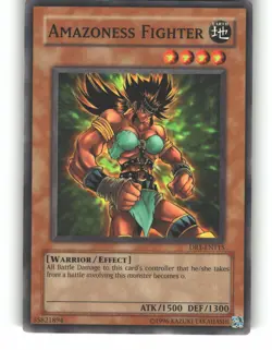 Amazoness Fighter DR1-EN115 Dark Revelation Volume 1 Yu-Gi-Oh MP - Image 1