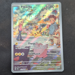 Pikachu 173/165 SV Scarlet & Violet 151 Illustration Rare Holo English 2023 - Image 1
