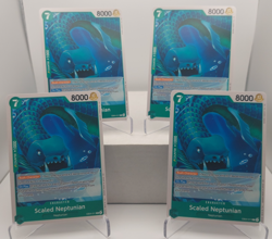 Scaled Neptunian Playset - EB04-019 x4 - The Azure Sea's Seven - One Piece TCG - Image 1