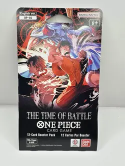 One Piece TCG: The Time Of Battle Sleeved Booster Packs OP-16 (Lot Of 5) - Image 1