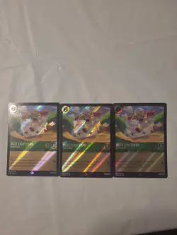 Buzz Lightyear - Space Ranger 57/P3 Disney Lorcana Promo Foil - AMC Toy Story 5 - Image 2