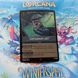 Disney Lorcana TCG Containment Unit Cold Foil Rare Winterspell - Image 1
