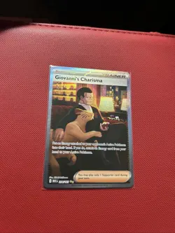 Giovanni's Charisma SV Scarlet & Violet 151 Pokemon 204/165 - Image 1