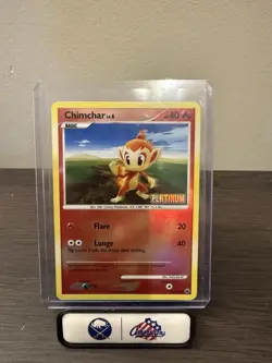 Pokemon TCG Chimchar Pokemon Promos 56/100 Promo Reverse Holo PLATINUM STAMP!! - Image 1