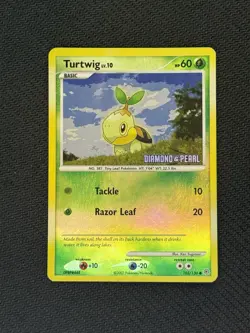 Turtwig - [Diamond & Pearl] 103/130 Burger King Reverse Holo Vintage Pokemon - Image 1