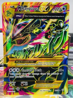 Pokemon M Rayquaza EX 98/98 Ancient Origins Ultra Rare Holo JUMBO Promo - Image 2